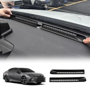 Cubierta de máscara de salida de ventilación de aire para tablero de instrumentos de automóvil ABS negra para Toyota Camry 2024-2026 - Imagen 1 de 11