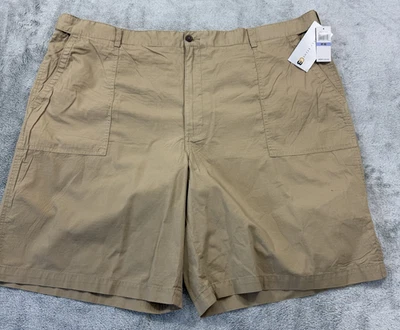 Pantalones Cortos Geoffrey Beene 48 Beige Algodón Frente Plano Informal Chino Nuevos con Etiquetas Foto 1 de 4