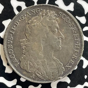 1685 Great Britain James II Coronation Medal Lot#JM0265 Silver! Eimer-273 - Picture 1 of 2