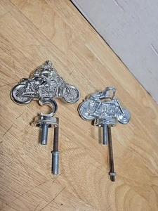 Vintage Harley Davidson Motorcycle Metal Trophy Toppers Lot - Picture 1 of 5
