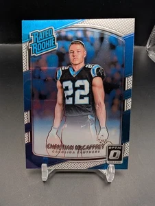 2017 Donruss Panini Optic CHRISTIAN McCAFFREY #168 Rated Rookie RC 49ers Panther - Picture 1 of 2