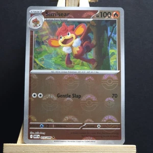 Simisear (Poke Ball Pattern) 015/086 Sv: White Flare Holo Near Mint - Picture 1 of 11