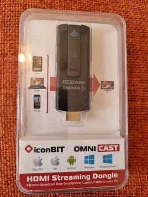 IconBIT Omnicast HDMI Streaming Media Player Play content from mobile on your TV - Image 1 of 4