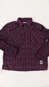 Camicia da lavoro Paratodo Obra Popover uomo piccola S USA Kantha Paisley cotone - Foto 1 di 7