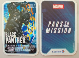 CARTE MARVEL PARS EN MISSION LECLERC 2022  - N°101 BLACK PANTHER - Picture 1 of 1