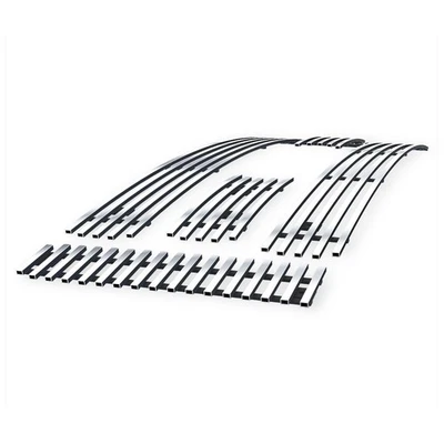 Para Ford F-150 Lariat/King Ranch 2009-2012 rejilla superior de acero inoxidable cromada Foto 1 de 4