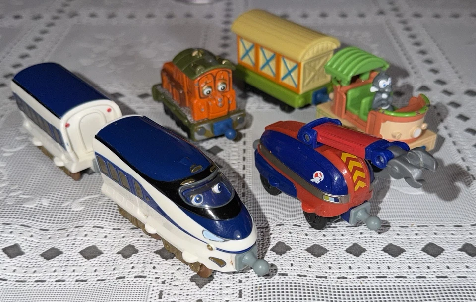 Lote de 6 juguetes Chuggington Tomy con locomotora de tren Hanzo G1114LKT01 LC54121 Foto 1 de 4