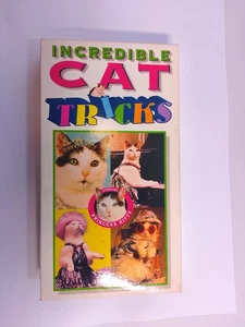 Vintage VHS "Incredible Cat Tricks" with cover as seen - Picture 1 of 4