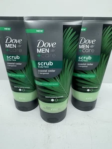 (3) Colomba Uomo + Cura Esfoliante Corpo e Viso Scrub Uomo Cedro Costiera 9 oz - Foto 1 di 2
