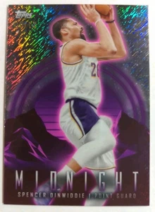 2023-24 Topps Midnight Midnight Refractor Spencer Dinwiddie /12 - Picture 1 of 3