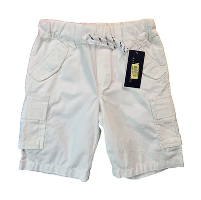 Polo Ralph Lauren White Cargo Shorts Youth Boys Size 6 NEW NWT - Image 1 of 4