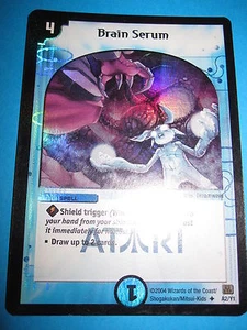 BRAIN SERUM DUEL MASTERS ATARI PROMO CARD MINT RARE A2/Y1 NEUVE ULTRA RARE FOIL - Picture 1 of 1