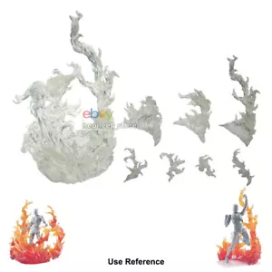 Clear Burning Effect Flame For SHF Figma Action Figure Gunpla Model Hot Toys - Picture 1 of 7