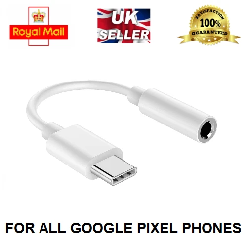Headphone Adapter For Google Pixel 9 8 7 6 9A Pro USB Type C To 3.5mm Audio AUX - Image 1 of 1