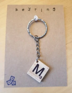 Scrabble letter keyring Gift M - Picture 1 of 3