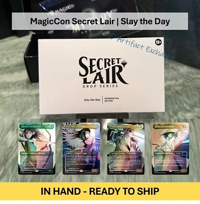 MTG Secret Lair - Slay the Day - FOIL -  MagicCon - Festival in a Box 2025 - Image 1 of 4