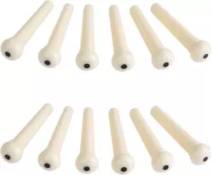 Pasadores de Puente de Plástico Abs Para Guitarra Acústica Color Marfil Nueva - Imagen 1 de 7