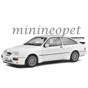 SOLIDO 1987 FORD SIERRA RS 500 1/18 DIECAST MODEL CAR WHITE S1806104 - Picture 1 of 5
