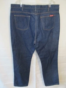 DICKIES 40 x 34 100% Cotton Dark  Rinse 5 Pocket Blue Jeans    - Picture 1 of 3