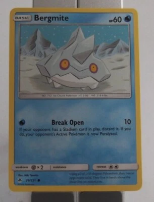101PK029 - Bergmite - 29/131 - Forbidden Light - Common - NM - Image 1 of 2