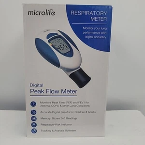 Microlife Digital Peak Flow Respiratory Meter NIB - Picture 1 of 4