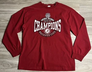 Camisa Alabama Manga Larga Grande Roja 2012 BCS Campeones Nacionales Marea Carmesí - Imagen 1 de 13