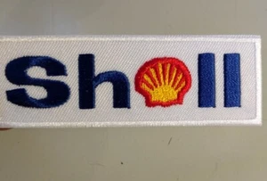 Collectible Shell Logo Embroidered 1 X 3.5 Inches Patch Advertising Gas and Oil - Picture 1 of 4
