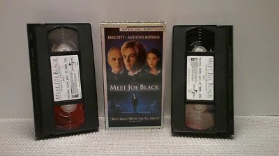 Meet Joe Black Universal Special Edition 2 Set VHS Tapes Brad Pitt Hopkins 1999 - Image 1 of 4