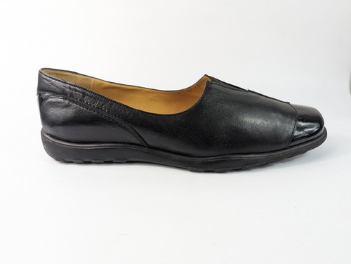 VANS Scarpe slip on Van Dal nere in pelle UK 6D