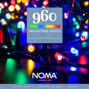 Noma Christmas multicolor 960 LED multifunción enchufe luces de hadas exteriores - Imagen 1 de 5