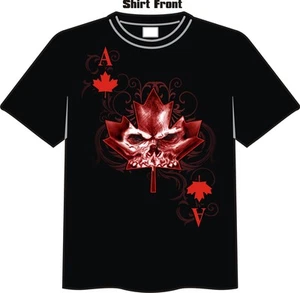 T-shirt poker foglia d'acero di High Roller Clothing - Foto 1 di 1