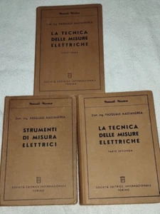 1947-48-54 - PASQUALE MASTANDREA - 3 LIBRI - LA TECNICA DELLE MISURE E STRUMENTI - Foto 1 di 8