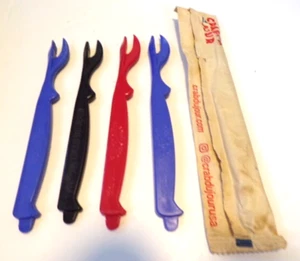5 Pc Seafood Shellers Open Shells Removes Veins Crab Lobster Shrimp 4 Used 1 New - Picture 1 of 2