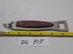 Mid Century Modern ROSEWOOD STAINLESS FISH BOTTLE OPENER JAPAN Surfboard - Picture 1 of 7