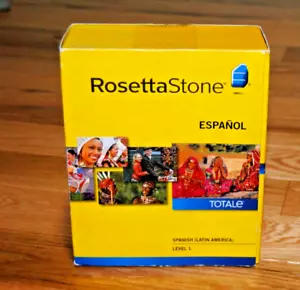 Rosetta Stone Spanish Latin America Level 1 Espanol Language Learning Version 4 - Picture 1 of 15