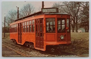 Postcard PA Washington Pennsylvania Arden Trolley Museum - Picture 1 of 2