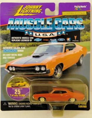 Ford Torino 1970 Johnny Lightning 1999 LE "Muscle Cars USA" Foto 1 de 4