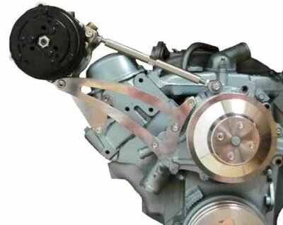 Pontiac AC Bracket for Tall Valve Covers V-Belt Sanden V8 350 400 428 455 PONT - Image 1 of 2