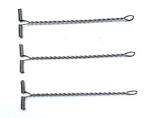 STAINLESS TWISTED WIRE BOOMS FOR SEA FISHING RIGS - ALL SIZES! - Picture 1 of 1