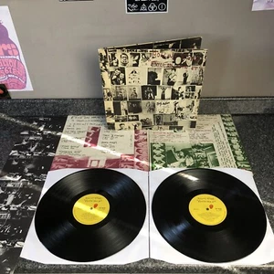 LP VINYL ROLLING STONES ALBUM EXILE ON MAIN STREET UK 1ST PRESS 1972 EX+/EX+ - Picture 1 of 23