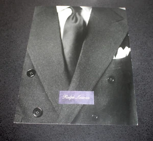 Ralph Lauren Purple Label Tri-Fold Suiting Catalog 2006 - Imagen 1 de 3