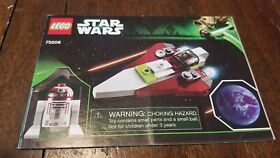 Lego Star Wars Jedi Starfighter & Planet Kamino 75006 - Instructions Only