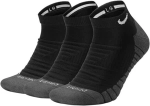 Nike Everyday Cushion LOW CUT Socks 3 Pairs SX6965-010 COLOR Black SIZE Small - Picture 1 of 2