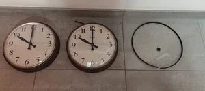 Siemens Wanduhr Werkuhr 2511/16 Uhr (Krankenhaus der 40er/50er) / 2 St. = 1 Set - Bild 1 von 6