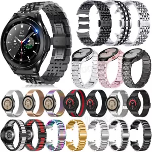 Edelstahl Armband Für Samsung Galaxy Watch 5 40/44mm 5 Pro 45mm 4Classic 42 46mm