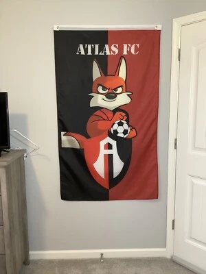 Atlas México Fútbol Nueva Bandera 3x5' Bandera Liga MX Fútbol Guadalajara Foto 1 de 4