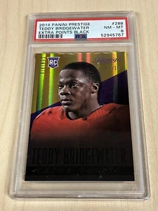 2014 Prestige “Extra Points: BLACK “ #288 TEDDY BRIDGEWATER RC….PSA 8….#’d 6/10! - Picture 1 of 3