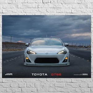 Poster Toyota GT86 | 33x24" Big size A1 | Man's room wall art, Japan sports car - Picture 1 of 4