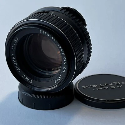 PENTAX SMC TAKUMAR 50mm F/1.4 Standard MF Lens M42 Mount Made in Japan - Image 1 of 4