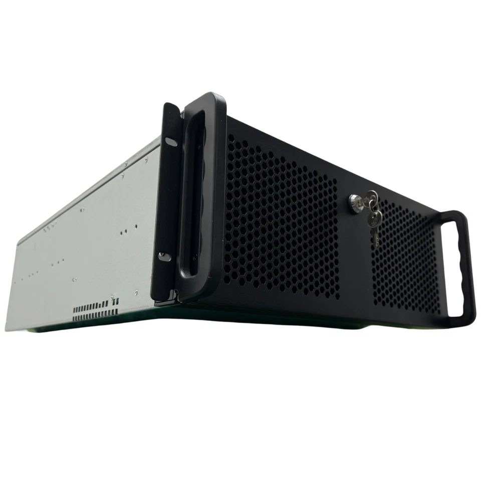RACKOWL 4U Server Case/Rackmount Server Chassis, 15x 3.5" HDD Bay, ATX/CEB Mobo - Image 1 of 4